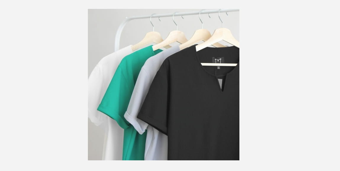 تصویر 4 از تیشرت یقه کوبایی با پارچه سبک و خنک